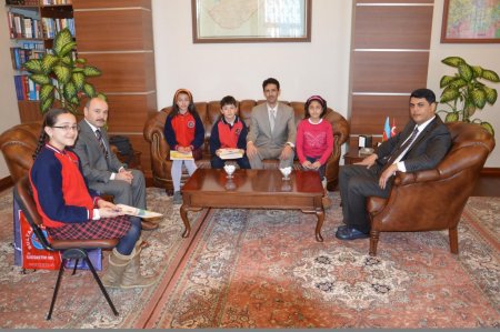 Sultan Alparslan Koleji, Azerbaycan Başkonsolosu Süleymanov'u ağırladı