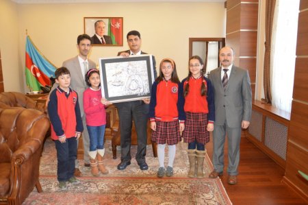 Sultan Alparslan Koleji, Azerbaycan Başkonsolosu Süleymanov'u ağırladı