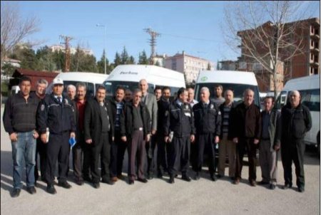 Suluova'da servis şoförlerine emniyet kemeri eğitimi verildi