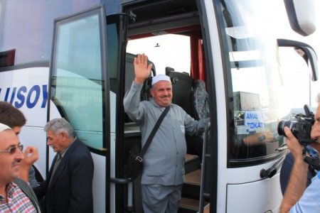 Suluovalı hacı adayları dualarla kutsal topraklara uğurlandı