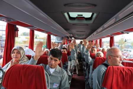 Suluovalı hacı adayları dualarla kutsal topraklara uğurlandı