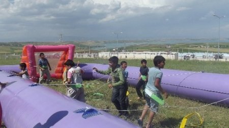 Suriyeli çocuklar, Gençlik Haftası kapsamında eğlendi