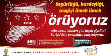 Suriyeli çocuklar için el örgüsü kıyafet kampanyası