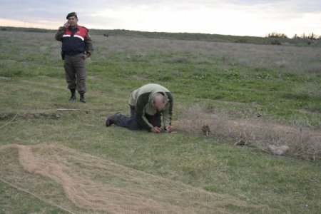 Suriyeliler Tarsus’ta kaçak av yaparken yakalandı