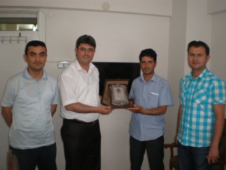 Suruç Emniyet Müdürlüğü'nden Cihan'a Plaket