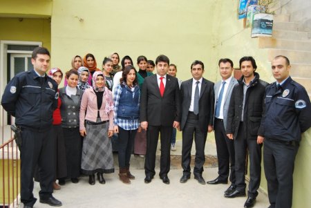 Suruç Emniyeti'nden ÇATOM ve Kadın Kültür Merkezlerine ziyaret
