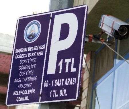 Suşehri'nde Ücretli Otopark Sistemine Geçildi