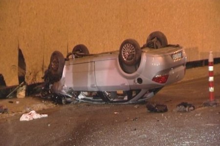 Takla atan aracın hız göstergesi 110’da takılı kaldı