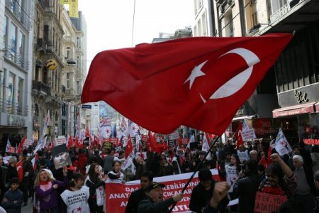 Taksim’de İmralı protestosu