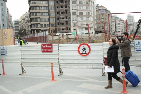 Taksim'e yeni yaya yolu
