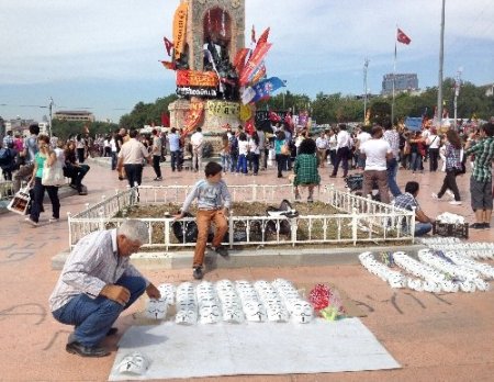 Taksim’i işbortacılar bastı