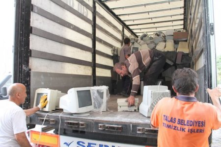 Talas’ta E-atıklar Geri Dönüşümde