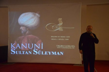 Talha Uğurluel Niğdelilere Kanuni Sultan Süleyman'ı anlattı