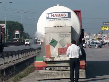 Tankerden Sızan Azot Gazı, Panik Yaşanmasına Neden Oldu