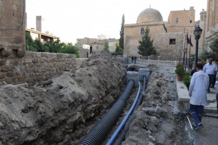 Tarihi Mardin Evleri Rutubetten Altyapı Çalışmasıyla Kurtuldu