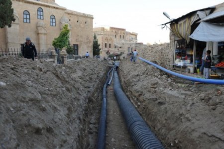 Tarihi Mardin Evleri Rutubetten Altyapı Çalışmasıyla Kurtuldu