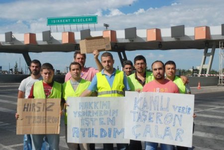 Taşeron şirket, devletin verdiği zammı senetle geri almak istedi