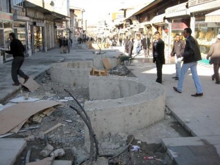 Taşmağazalar Çarşısı'nda Peyzaj Çalışmaları 12 Aralık'ta Bitiyor