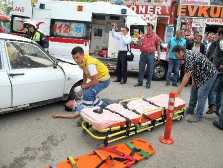 Tatbikat gereği kazayı gerçek sandılar