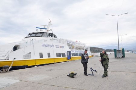 Tatbikatta Rodos Seferi Yapan Feribota Konulan Bomba İmha Edildi