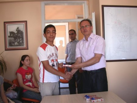 Tavas İlçe Milli Eğitim Müdürü Akyol, Sbs Şampiyonlarını Kabul Etti