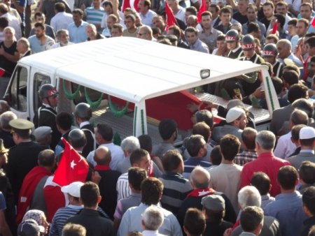 Tekirdağ şehidini dualarla uğurladı