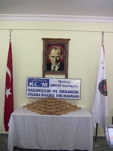 Tekirdağ'da 30 Kilogram Eroin Ele Geçirildi