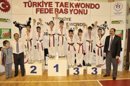 Tekvando Poomse şampiyonasında Mehmet Eroğlu Türkiye birincisi çıkardı