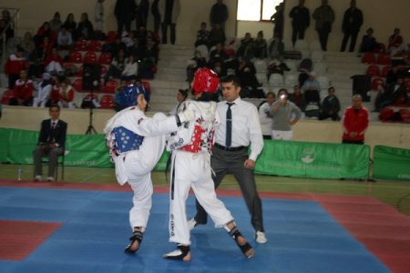 Tekvandonun kraliçeleri Bursa’da yarıştı