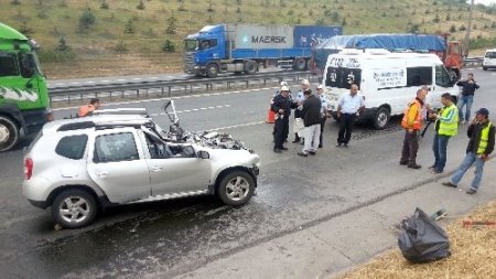 TEM Otoyolu'nda kaza: 1 ölü