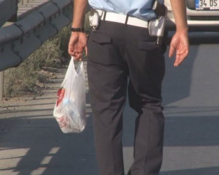 TEM Otoyolu’nda 'yaya trafik polisi' uygulaması (Özel)