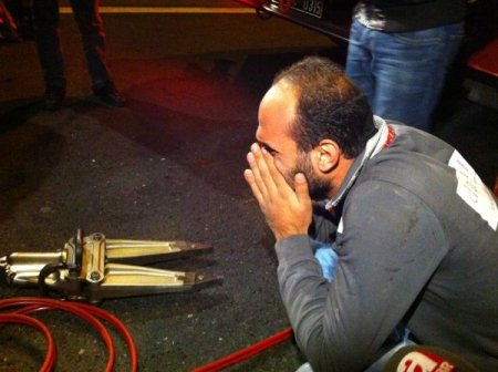 TEM'de kaza: 1 ölü, 1 yaralı