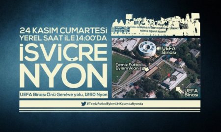 Temiz Futbol Eylemcileri Platini’ye “Türkiye'de şike serbest mi?