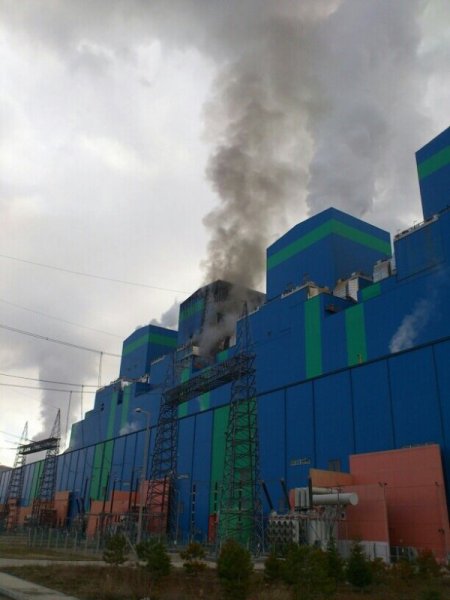 Termik santralde yangın çıktı, Kahramanmaraş alarma geçti