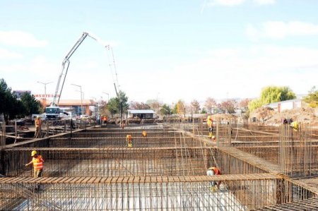 Terminal binasının temeli törenle atıldı