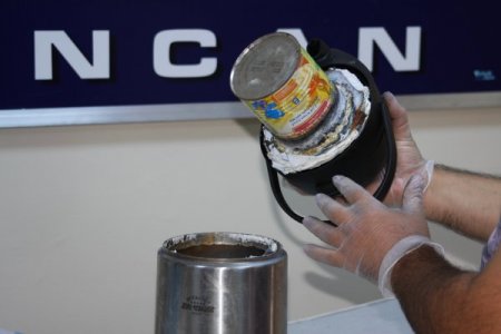 Termos içinden eroin çıktı