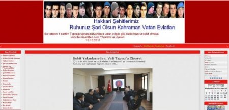 Terör şehitlerini kurdukları bu sitede yaşatıyorlar