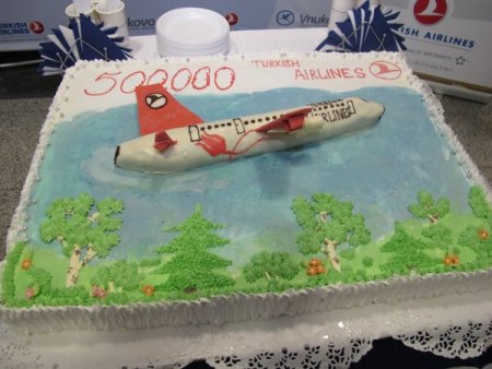 THY, Moskova’da 500 bininci yolcuyu ödüllendirdi