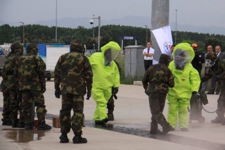 THY uçağı kargosunda kimyasal madde bulundu, AFAD tatbikatı nefes kesti