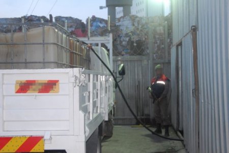 Tır Garajına Akaryakıt Operasyonu