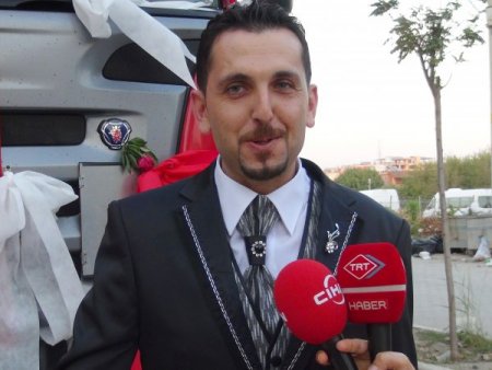 TIR şoförünün gelin arabası da TIR oldu