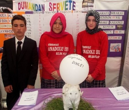Tirebolu Anadolu İmam hatip Lisesi bilim fuarı sergisi açtı