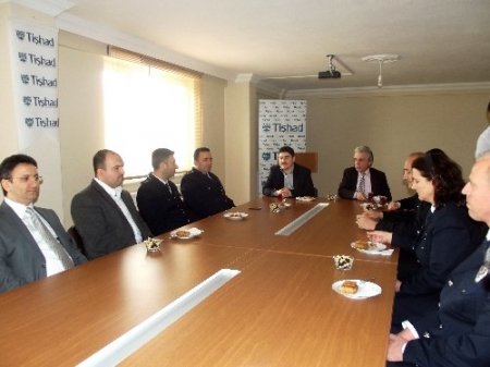 Tirebolu Emniyet Müdürlüğü'nden TİŞHAD’a ziyaret