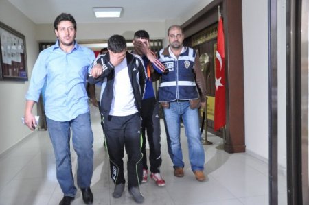 TIR'ın deposundan 450 litre mazot çalan 3 kişi tutuklandı