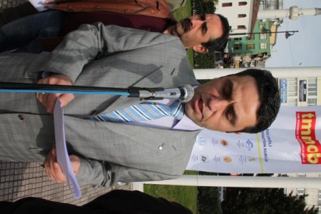 TMMOB Ereğli İlçe Koordinasyon Kurulu anıt önünde basın toplantısı düzenledi