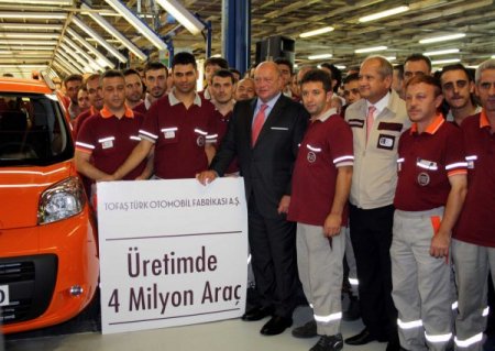 Tofaş, 4 milyonuncu aracını banttan indirdi (2)