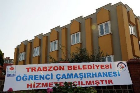Trabzon Belediyesi, Öğrenciler İçin Çamaşırhane Kurdu