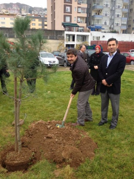 Trabzon'da 'Ak Kadınlar Ormanı' oluşturuldu