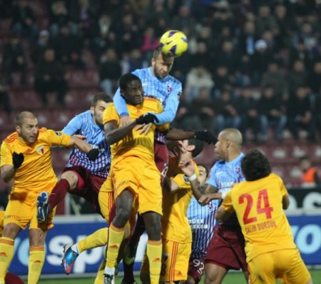 Trabzonspor: 1 - Kayserispor: 1 (Maç sonucu)