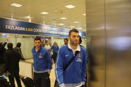 Trabzonspor İstanbul'a geldi